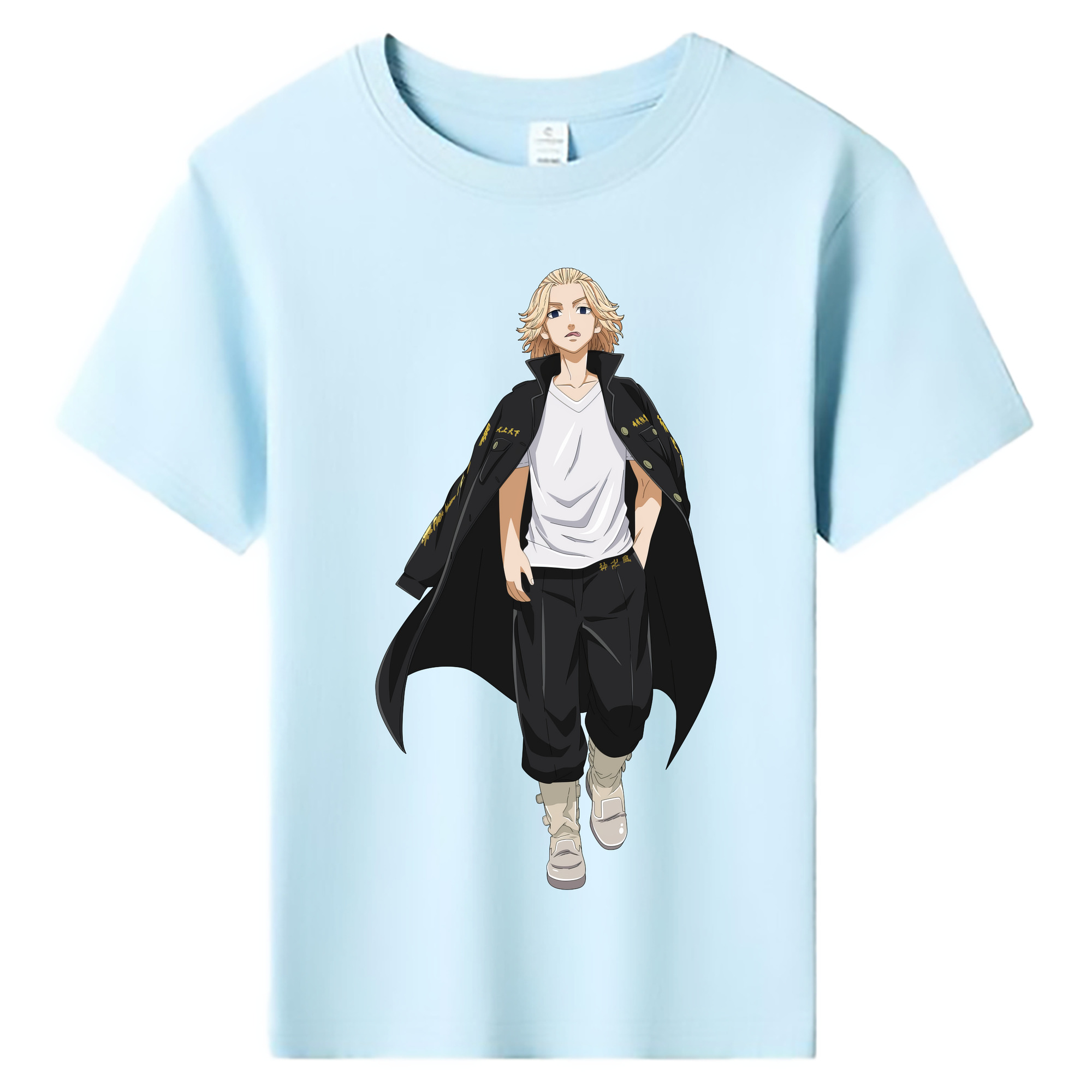 （画像用） 東京リベンジャーズ Tokyo Revengers 綿100％キッズTシャツ（フロントプリント）